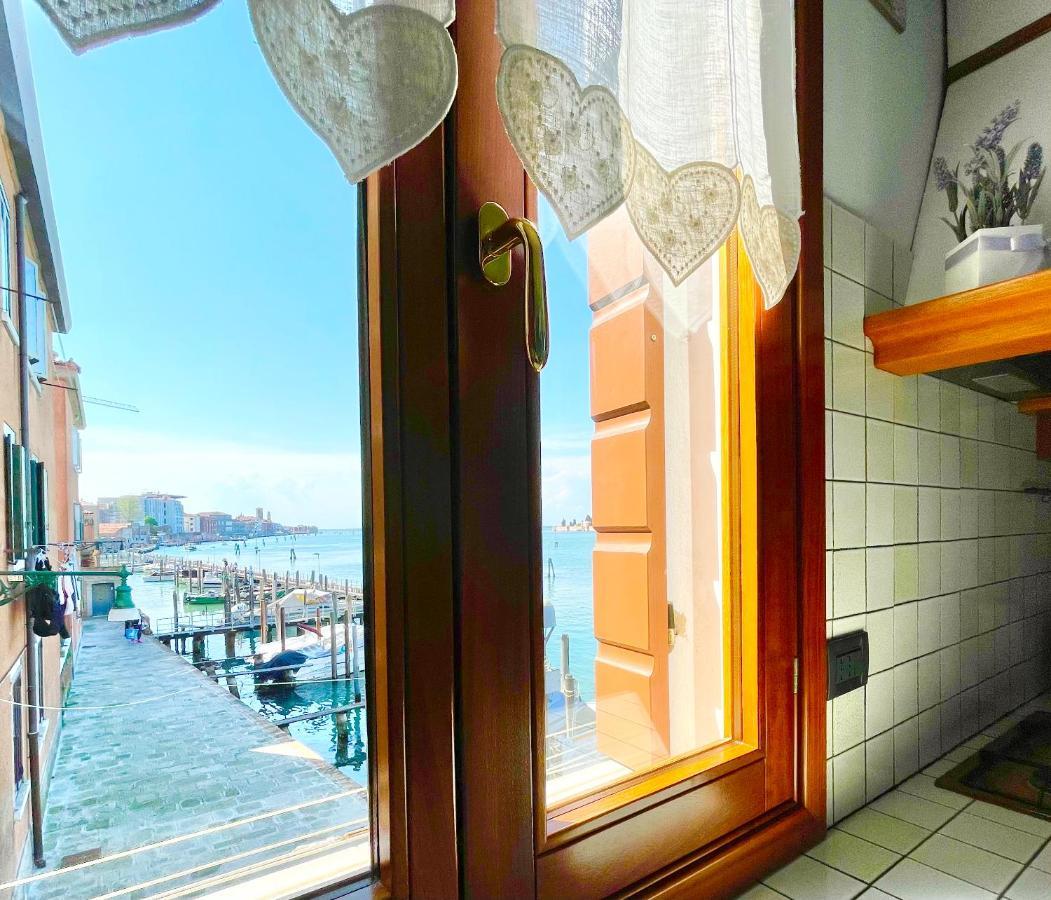 Ca' Monica Panoramic-Canal View, Biennale Venedig Exteriör bild